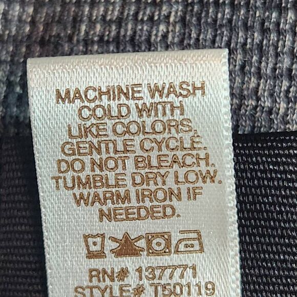 Daytrip Black Mineral Washed Tee with Metal Stud Detail Size Large - Picture 9 of 10